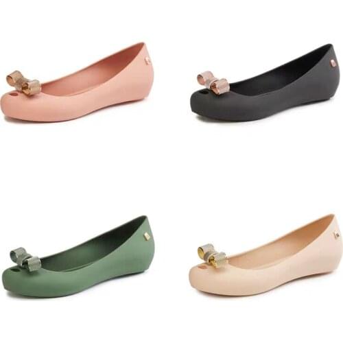 Melissa Sweet Bow Women Adulto Jelly Shoes Fashion Sandals 2020 New Women Jelly Sandals Melissa Female Bow Shoes Summer Sandals