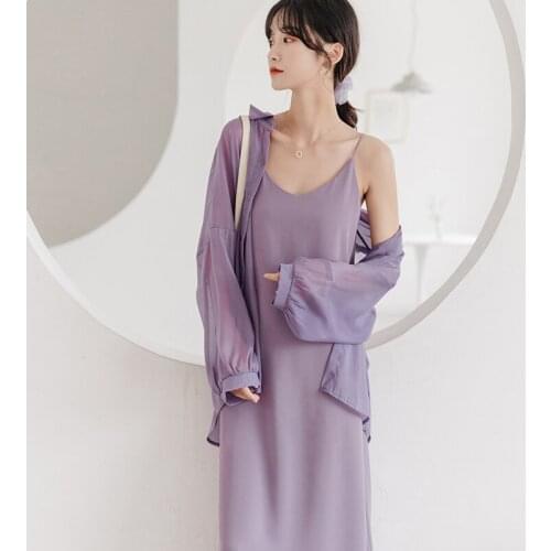 2021 Summer Spaghetti Strap Long Dress Vintage Solid Black Sleeveless Casual Dresses Women Loose Split Vestidos 9152