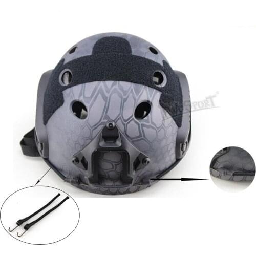 2PCS/Set Nylon Helmet Guide Rail Safety Rope For Fast Tactical Airsoft Helmet Military Tactical Accessories