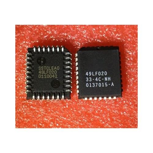 2pcs/lot SST49LF020-33-4C-NH SST49LF020A-33-4C-NH SST49LF020A-33-4C-NH SST49LF040B-33-4C-NHE SST49LF080A-33-4C-NHE PLCC-32