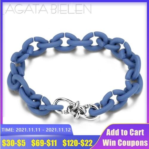 2020 Fashion Charm ocean blue Hard Rubber X Bracelets Top quality Lucky Bead Bracelet For Women Men European Unisex Jewelry