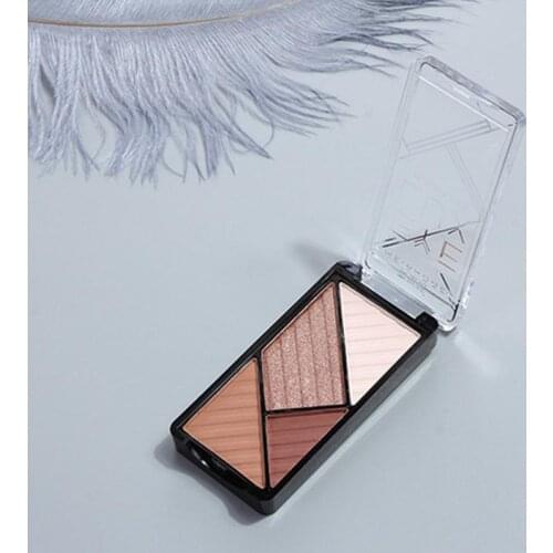 4 Color Eyeshadow Palette Micro-shine Matte Eye Shadow Makeup Long Lasting Easy To Color Korean Cosmetics Maquillaje TSLM1