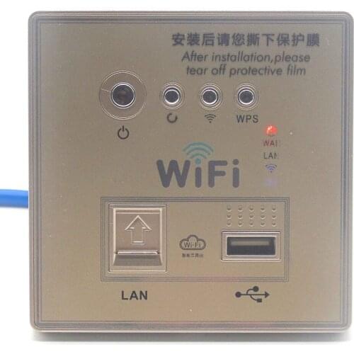 86 type wireless in-wall 4g router wi-fi with 90V-240V Input voltage