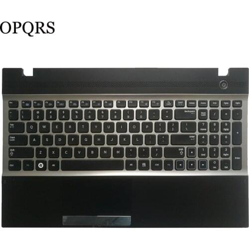English New keyboard for samsung NP300V5A 305V5A 300V5A BA75-03246C US Laptop keyboard with Cover Black