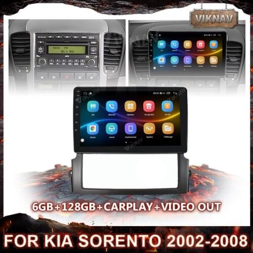 For Kia Sorento 2002-2008 Car Radio Multimedia Video Player Navigation GPS Android No 2 din Stereo Receiver Tape Recorder