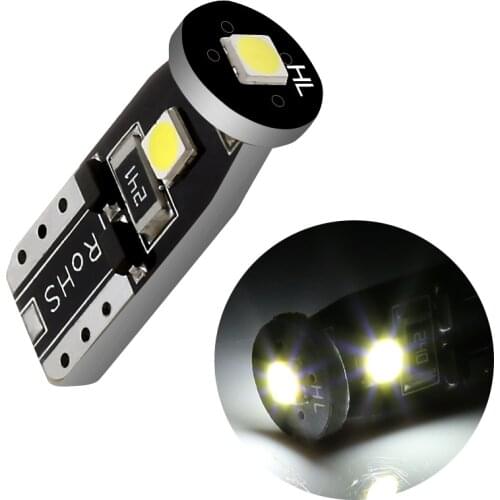10pcs T10 3030 3 SMD W5W CANBUS ERROR FREE White LED Lights 168 194 2825 Bulbs 6000K-6500K Commonly used in cars lamps