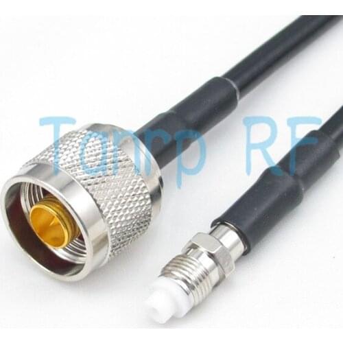 Free Shipping! 50CM N male plug to FME female jack RF connector 20inch Pigtail coaxial jumper cable RG58 extension cable