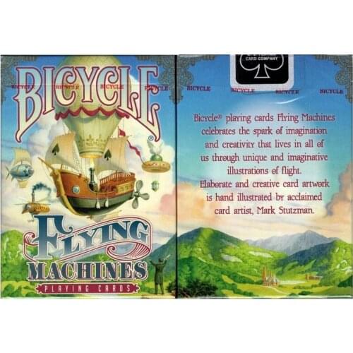 Bicycle Flying Machines Playing Cards Poker Size USPCC Limited Edition Deck Magic Card Games Magic Tricks Props
