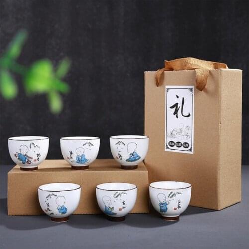 Tea set Include 1 Pot 6 Cup,High quality elegant gaiwan,Beautiful and easy teapot kettle and teacup,Travel kettle,free shipping