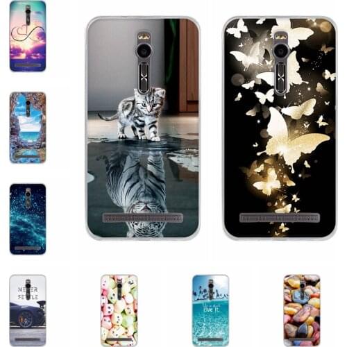 For Asus ZenFone 2 ZE550ML case Soft Silicone Protective Shell For Asus ZenFone 2 ZE550ML Ultra Thin Back case TPU Phone Case