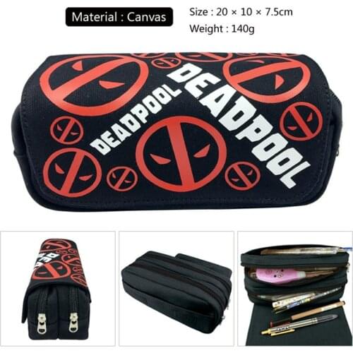 Disney Pencil Case Large Capacity Double Zipper Pencil Case Stationery Bag Kids School Supplies Back To School Case