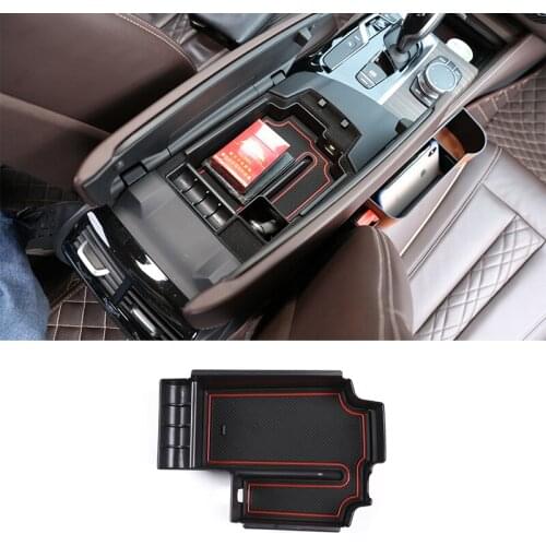 LHD Car Armrest Box Storage Box Central Storage Compartment Compartment Case Interior Decoration For BMW 5 Series G30 2018-2021
