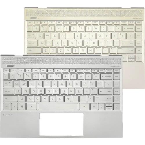 Brand New Laptop Case For HP ENVY 13-AH 13-AH0006TU 13-AH0008TU TPN-W136 Palmrest With Backlit Keyboard Silvery/Golden