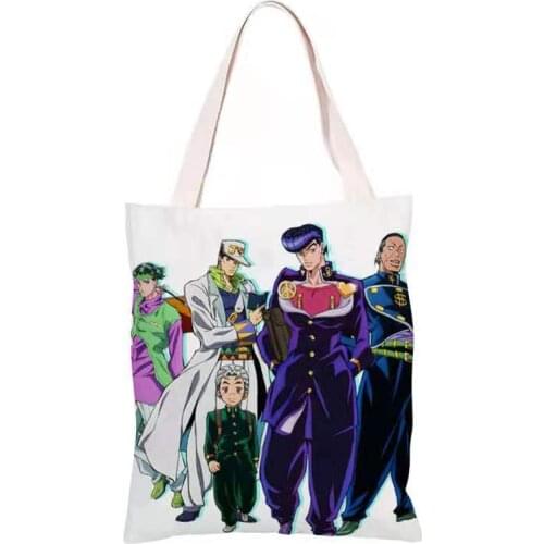 Anime JoJos Bizarre Adventure Shoulder Bags Canvas bag student Handbag