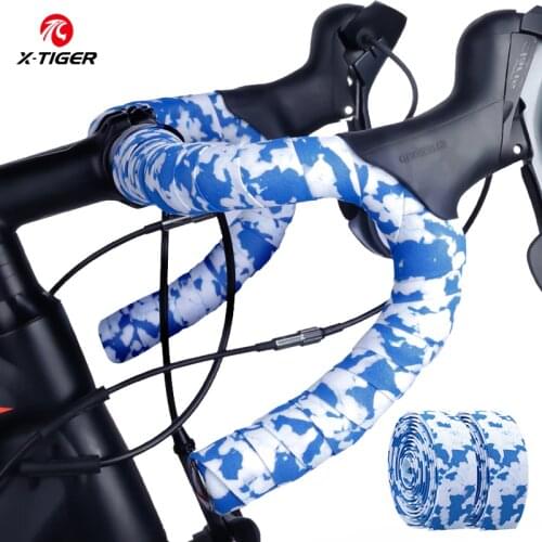 X-TIGER Bicycle Handlebar Tape Road Bike Handle Bar Tape Bicycle Accessories Sport Handlebar Bandage Wrap Bent Handlebar Tape