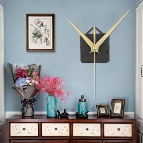 Quality Clock Movement Mechanism Parts Tool with Gold Hands Quiet Silence #1