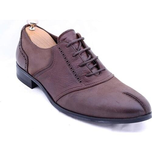 Wingtip Lace Up Brown Shoe Wessi