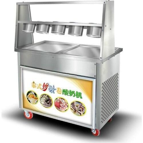 Best selling fried yogurt machine instant ice cream rotary frying pan ice cream machine ice cream machine