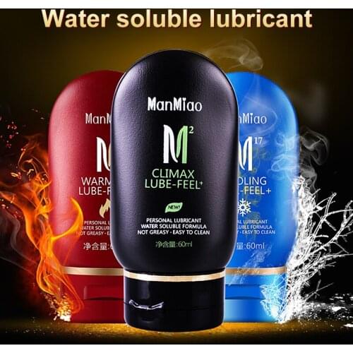 60ml Warming Cooling Lubricant Sex Products For Couple Sex Lubricants Silky Thick Water-based Sex Erotic Oil Vaginal Anal