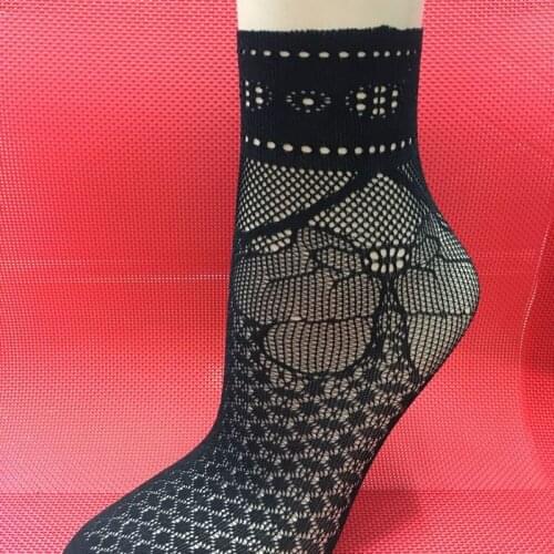 Makuluya 10 pairs Summer Classic Diamond bowknot Hollow Out socks mesh grid thin Sexy lace small mesh Chromatic net socks MSL6