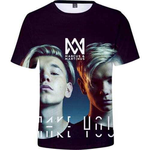 Marcus&Martinus 3D Printed T-shirts Women/Men Summer Short Sleeve T shirts 2019 Hot Sale Fashion Casual Streetwear T Shirts
