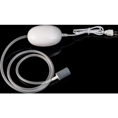 USB Mini Draagbare Aquarium Zuurstof Pomp Efficiënte Outdoor Vissen Lucht Steen Ultra Silent Aquarium Luchtpomp