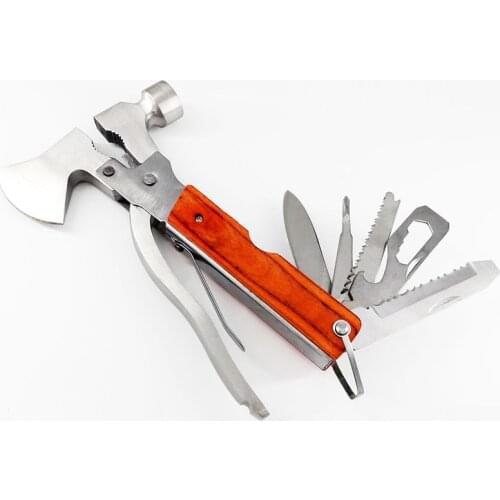 Multifunctional Emergency Outdoor Camping Survival Tools Axe Pliers Pliers Stainless Steel Screwdriver Hatchet Hammer Plier