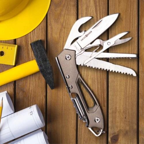 Multi-function Tool Outdoor Camping Folding Cutter 14 Kinds Of ToolsUsing High-quality Stainless Steel Easy To Carry