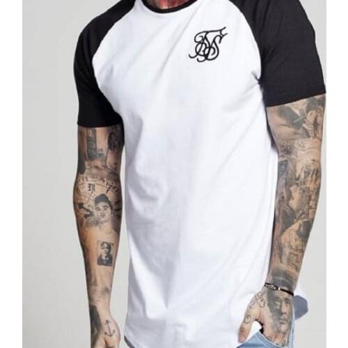 Mens tshirt Sik silk Short Sleeve t shirt Casual Fashion HipHop streetwear Silk Silk T-shirt men Top Tee