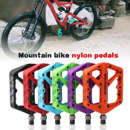 Mountain Bike Pedal Nylon Fiber 9/16 Inch Widened Non-slip New 2021 Bike Platform Pedal bicycle Accessories