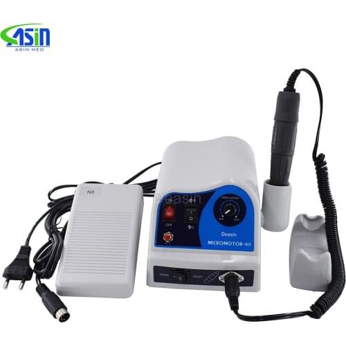 NEW Dental Lab Marathon N8 Electric Micromotor Polishing + 45K rpm Marathon Handle Variable Foot Control