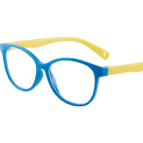 Anti blue Light Kids Glasses Children Square Optical Frame Eyeware Boy Girls Square Computer Transparent Eyeglasses UV400