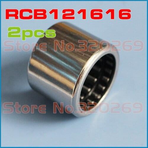 2pcs RCB121616 One Way Clutch 3/4"x 1"x 1" Inch Shaft Nadel Bearing 19.05x25.4x25.4mm