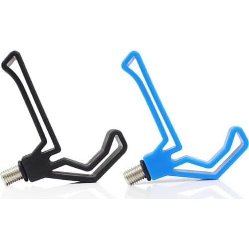 M3/8 Crap Fishing Rod Rest Gripper Head Carp ABS Fishing Feeder Pole Holder Bracket Support Outdoor Fishing Tackle Tools