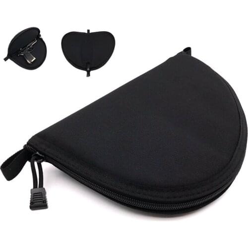 Tactical Hand Gun Bag Portable Black Revolver Airsoft Rug Gun Carry Holster Storage Case for All Compact Subcompact Pistols
