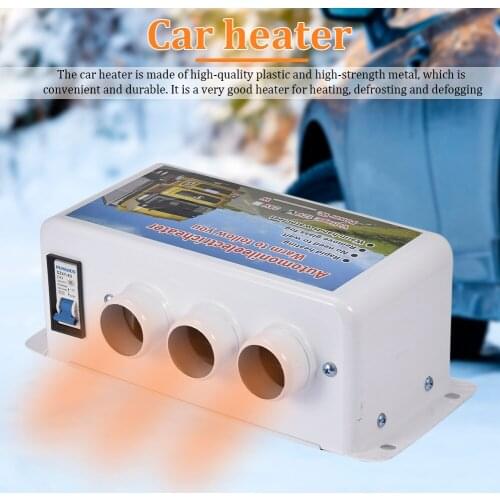 Car Heate Universal 12V 24V Car Vehicle Cooling Fan Hot Warm Heater Windscreen Demister Defroster Portable Auto Car Van Sweetie