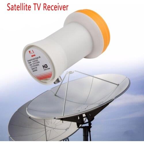 Universal Ku-Band Single LNBF 9.75/10.6KU Dual Output Full HD Digital KU LNB Satellite Receiver High Band Low Band