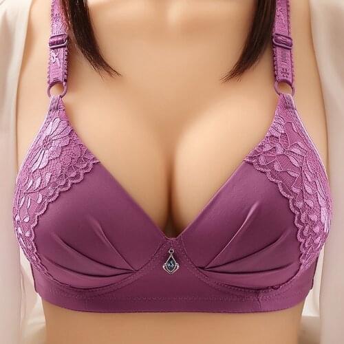 Plus Size Underwear Women Back Buckle Cotton Bra Wire Free Widened Shoulder Straps Brasieres Comfort Black Breast Cover Female