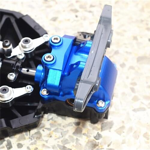 1 Set Aluminum Alloy Front/Rear Gearbox Cover Upper Arm Fixing Holder Stabilizer for TAMIYA 1/10 TT-02 TT-02T RC Car Upgrade Kit