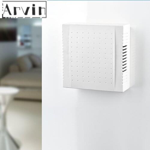 1 Pcs 220V Office Hotel Door Bell Panel Wired Doorbell Din Don Hardware Doors Bells Doorbells 108x108x36mm