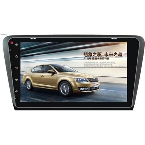 10.1'' Android Car DVD Player GPS 8.0 7.1 radio auto navigation for SKODA OCTAVIA 2013-2016 deckless 4G RAM 32G ROM