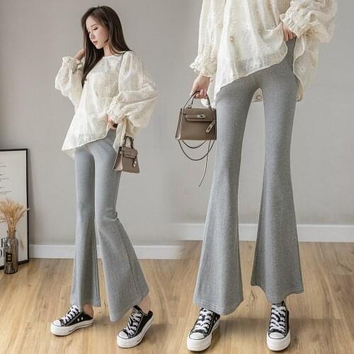 83153# Maternity Pants Spring Autumn Low Waist Elastic Waist Belly Support Pants Maternity Leggings Maternity Trousers