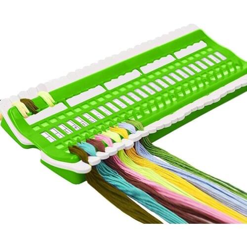 50 Positions Thread Organizer Cross Stitch Accessories 50-hole Cable Holder Row Line Tool Sewing Accessories Thread Holder Tool