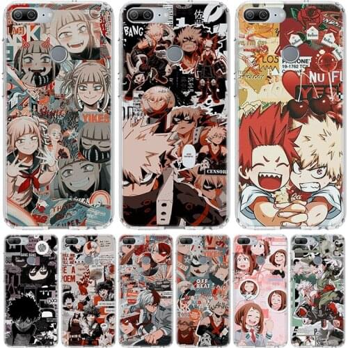 My Hero Academia Manga Phone Case for Huawei Honor 10 9 Lite Y9 Y5 Y6 Y7 2019 8X 8A 8S 7A 7X 10i 20i Pro V30 Art Coque Capa