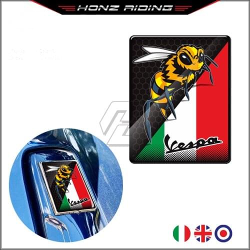 For PIAGGIO VESPA Emblem Logo GTS GTV LT LX LXV 50 125 150 300 300ie 3D Motorcycle Sticker