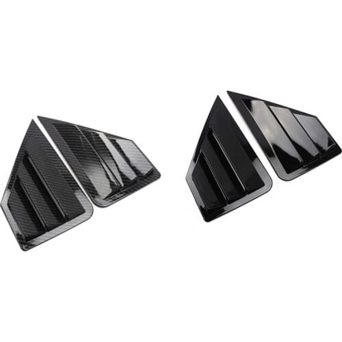 For Toyota C-HR CHR 2016-2020 Car Rear Side Window Louver Air Vent Scoop Shade Cover Blind Trim Accessories