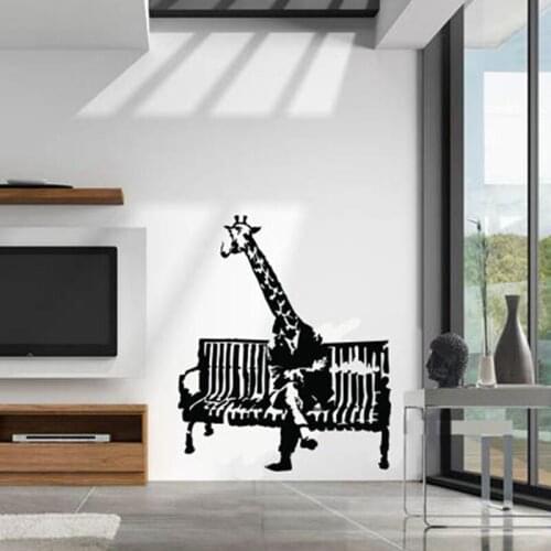 Graffiti Animal Wall Stickers for Living Room Wallpaper Removable Wall Decals Background Home Nursery Art Murals YY246