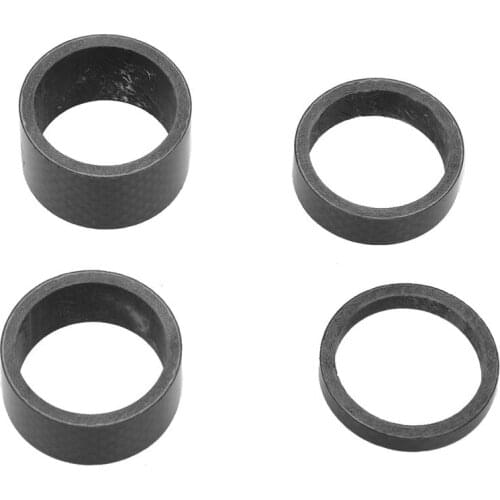 Hot- Bicycle carbon spacer black A Head 1-1/8" carbon spacer 5/10/15/20 mm set