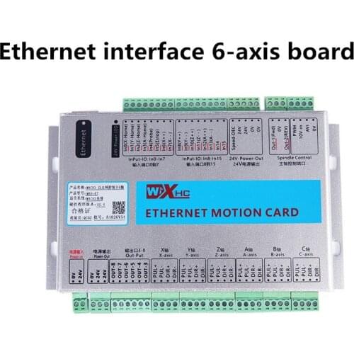 MACH3 control card CNC controller engraving machine motion control card Ethernet interface board 6-axis board