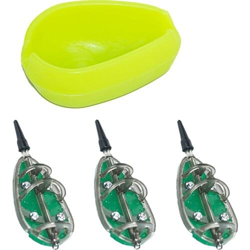 3pcs/Set Inline Method Carp Fishing Feeders 30/40/50g Mould Set SAL99
